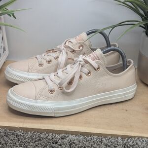Converse CTAS Pink Leather Women's Size 8.5 Comfort Shoes Casual Walking